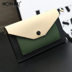 Howru and Hayou Kazakhstan 2017 bags are small tide hit color Hand Bag Satchel 2EL05013 Army green