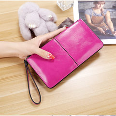 Ms. long purse female South Korea version large multi function zipper ladies 2017 new handbag small fresh Lavender