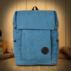New Canvas Backpack Bag Fashion Handbag ClimaCool travel bag bag bag Art Students blue