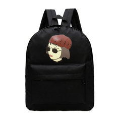 Female backpack, leisure mother, mummy bag, large capacity multifunctional student book, canvas travel bag manufacturer All black