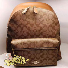 COACH USA Plaid Mini Backpack Nvshu F38395 382633830255448. F38301 large print, light brown