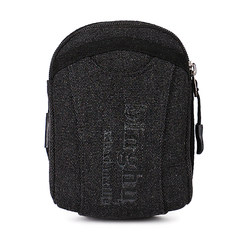 [daily special] pocket running, sports bag, arm belt, hook, big screen mobile phone bag, men wear belt multi-function Ice fox black