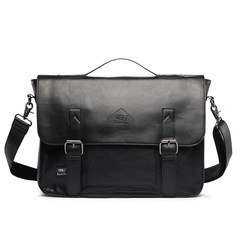 Threebox Korean tide brand men Bag Satchel Bag Fashion Handbag men postman messenger bag mail black