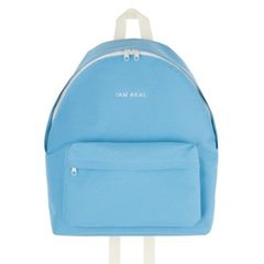 Korean version, wind canvas, shoulder bag, leisure sports, black and white female students, backpacks, girlfriends backpacks Sky blue