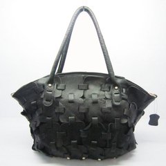 2015 new leather bag leather handbag sweet lady single shoulder bag Korean stitching bag black