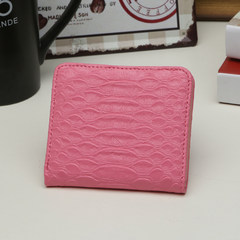 Small wallet, short, small, fresh Korean version, mini fold, personalized wallet, slim, small purse, female, 2017 new styles Sky blue