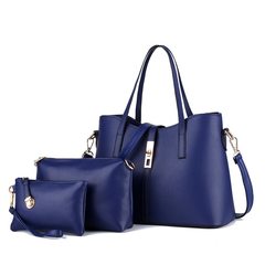 The 2015 winter influx of new bags simple bag bag messenger bag manufacturers selling singles Navy Blue
