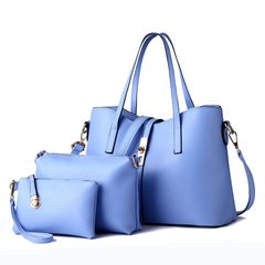 The 2015 winter influx of new bags simple bag bag messenger bag manufacturers selling singles Sky blue