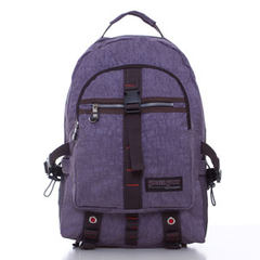 The new all-match backpack outdoor sports large volume waterproof nylon Oxford cloth bag bag and backpack 165 light purple