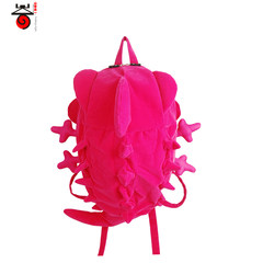 A genuine mountain a female dinosaur bag student bag funny personality chameleon backpack creative Large red cloth