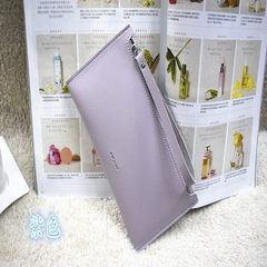 Ms. YADAS wallet, long Korean version, simple small crisp zipper bag, hand bag, mobile phone bag, handbag Violet