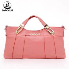 Pakistan erok fashion hand bag portable Shoulder Messenger Bag Leather Bag mail special offer Pink
