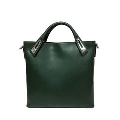 CARDANNA kadanna counter genuine high-grade leather Laptop Messenger Shoulder leather female bag. Dark green trumpet