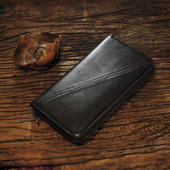 MINIMALISM minimalist Italy leather leather money / hand bags zipper ML9A005 50349 blue