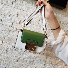 2017 new summer tide Korean all-match color chain bag handbag Mini Fashion Shoulder Messenger Bag Small Package green