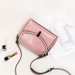 2017 new tide lock small package all-match handbags casual Mini Shoulder Bag Messenger Bag cross Pink