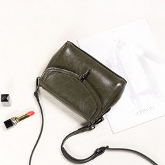 2017 new tide lock small package all-match handbags casual Mini Shoulder Bag Messenger Bag cross Army green