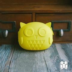 Japan and South Korea 2015 new owl silicone zero wallet, a variety of mini hand bag, male and female children package popular bag yellow