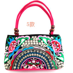 35% off - dual single shoulder bag women bag ethnic embroidery bag Paragraph 5