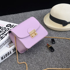 Small bag chain Crossbody Bag 2017 Korean Mini summer new tide all-match fashion student bag Violet