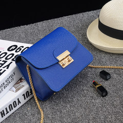 Small bag chain Crossbody Bag 2017 Korean Mini summer new tide all-match fashion student bag blue