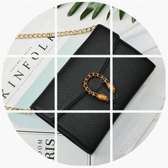 2017 new handbag bag chain wine star with a Mini Handbag fashion shoulder bag hand Wallet black
