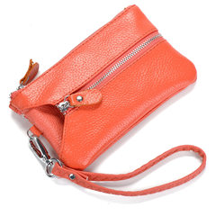 2017 new leather leather ladies little purse key bag Korea explosion multifunctional hand bag bag Watermelon Red