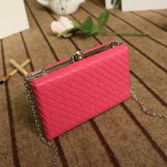 2016 new Xuanliang dinner hand bag handbag chain box bag type hard shoulder handbag Rose box bag