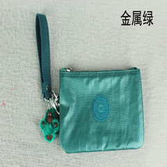 Three pieces of parcel post practical three-layer multi-functional bag hand bag hand bag hand bag hand bag hand bag hand bag wrist bag women`s bag multi-color optional metal green