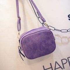 The new spring and summer 2016. Simple retro frosted Mini Handbag Shoulder Bag Small Satchel Handbag trend violet
