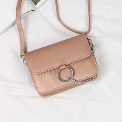 Small summer 2017 new Korean fashion all-match Small Bag Mini single shoulder bag chain bag female students Pink