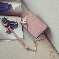 Small bag 2017 new summer fashion handbag simple all-match Mini Chain Bag Small Shoulder Bag Messenger Bag Pink