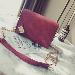 Small bag 2017 new summer fashion handbag simple all-match Mini Chain Bag Small Shoulder Bag Messenger Bag gules