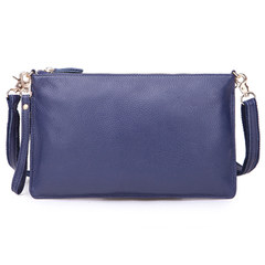 2016 new bag hand bag leather ladies fashion handbag ladies Shoulder Messenger Bag Small leather blue