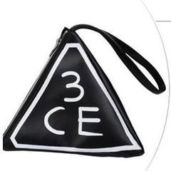 2014 new handbag Korean Pu large capacity triangular hand bag 3CE bag bag fashion handbags black