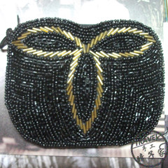 2 pieces of clothes *SR* China Beaded Beaded Purse three leaves Facebook Two
