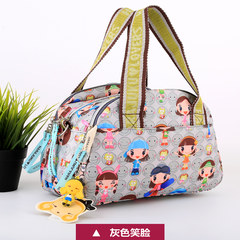 Special offer 2016 new smile Messenger Tote Harajuku female bag mail shipping insurance 842 Gray smiling face