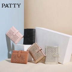Ms. Patti wallet short hand bag leather 2017 new long bag folding multi Card mini bag change