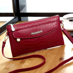 A women's wallet wallet purse female long all-match simple Korean mobile phone wallet bag zipper bag handbag