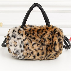 2016 small bag bag winter new plush plush personality Shoulder Bag Satchel Tiger Balm