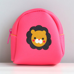 Korean coin bag simple personality small purse lovely student mini pure Korean version zero purse bag card bag mei red lion