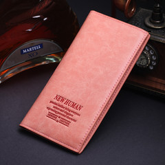 Japan and South Korea South Korea wallet popular long wallet wallet card multi male and female general change bit multicolor shipping 217 Pink