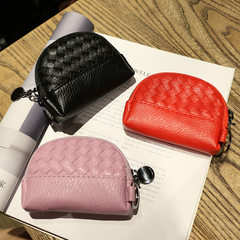 2017 new female small purse handbag Mini Purse woven hand bag key bag 1 color gradient Pink