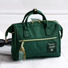 Anello oblique satchel mummy bag handbag single-shoulder small square bag 2017 mini women`s bag green [horizontal style]
