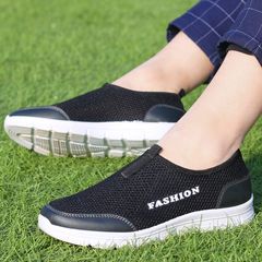 Net shoes men`s net shoes breathable shoes men`s casual shoes cloth shoes men`s summer shoes 2017 new style W01 black
