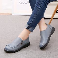 Spring and autumn season, new mother shoes, leather single shoes, soft soles, old shoes, soles, middle-aged women's shoes, deep leather shoes