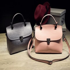 2016 spring and summer sweet taro color leather handbag handbag fashion leisure Crossbody Bag bag tide