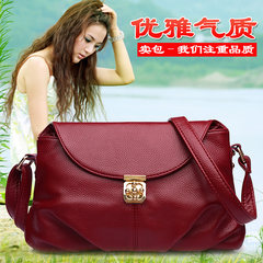 2017 new Korean female bag all-match single shoulder bag in the old lady across the soft atmosphere mother package