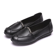 Spring shoes shoes shoes shoes middle-aged mother slip comfort mother casual shoes shoes shoes A01 black