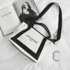 2017 new handbag Crossbody Bag printing and simple Leisure Canvas Bag Shoulder Bag Handbag tide singles